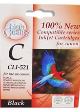 Касета Canon CLI-521 черна неоригинална